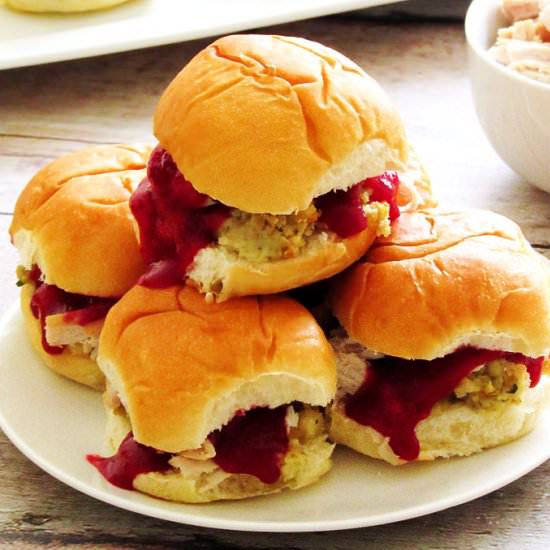 Thanksgiving Leftover Sliders