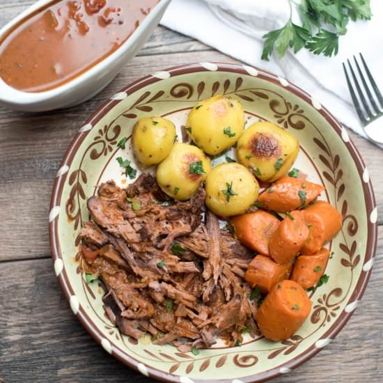 Slow Cooker Italian Pot Roast