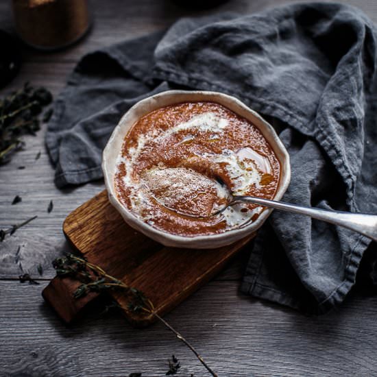 Roasted Tomato Smokey Chilli Soup