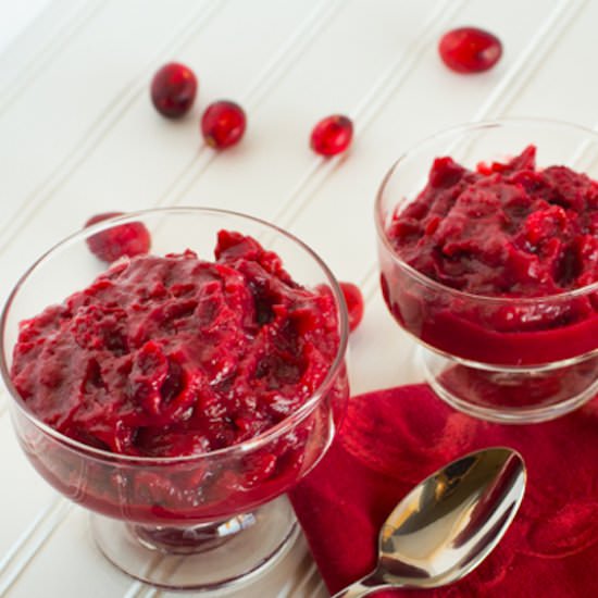 Easy, Healthy Cranberry Sauce