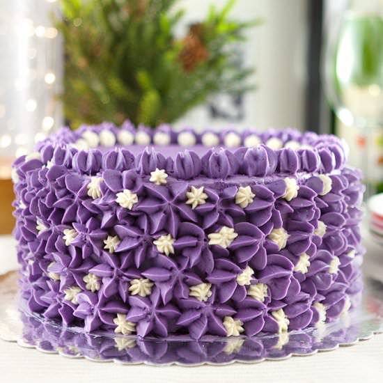 Ube Cake (Filipino Purple Yam Cake)