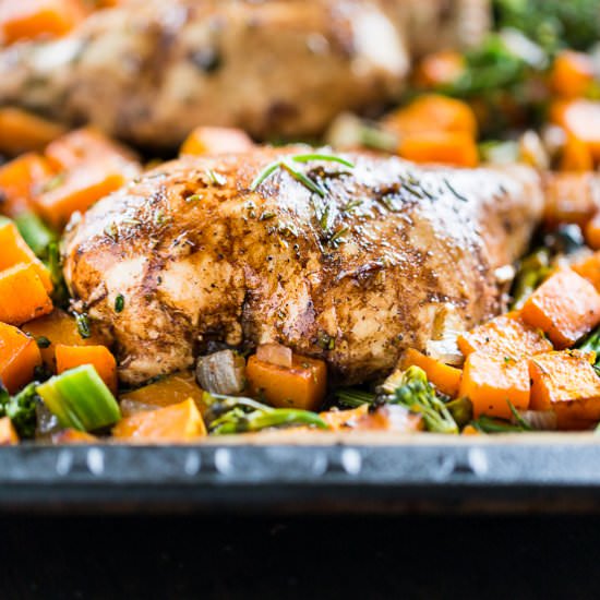Balsamic Sheet Pan Chicken