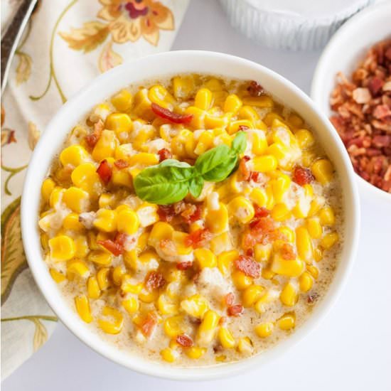 Boursin Creamed Corn