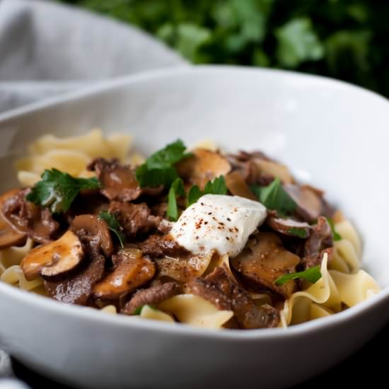 Easy Beef Stroganoff