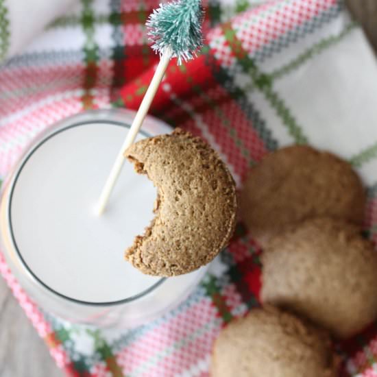 Coconut Ginger Molasses Cookies