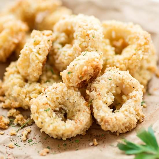 Baked Calamari Rings