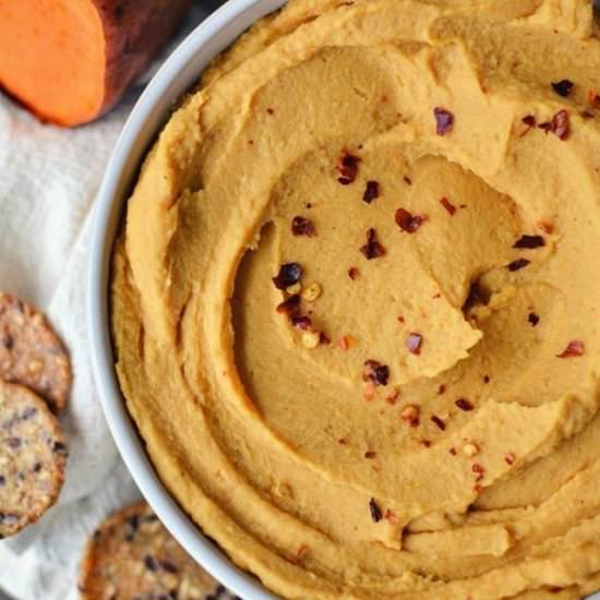 Sweet Potato Satay Hummus