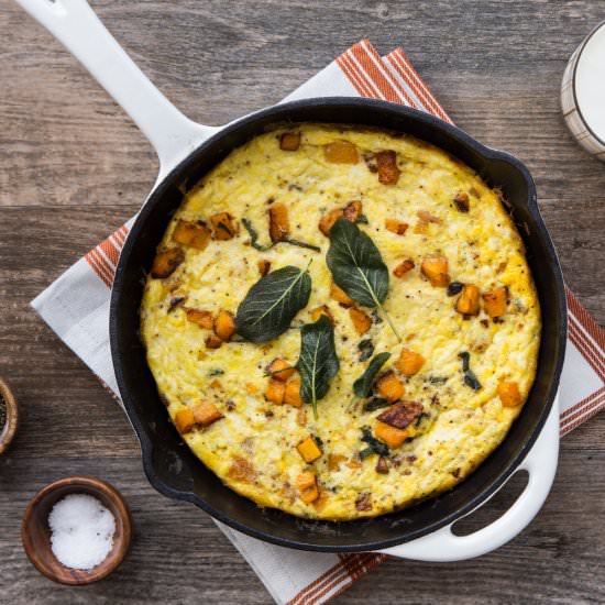 Butternut Squash Sage Frittata