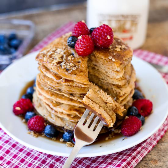 Five Minute Vegan Pancakes