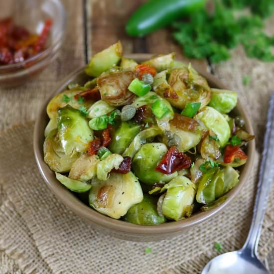 Capered Brussels Sprouts