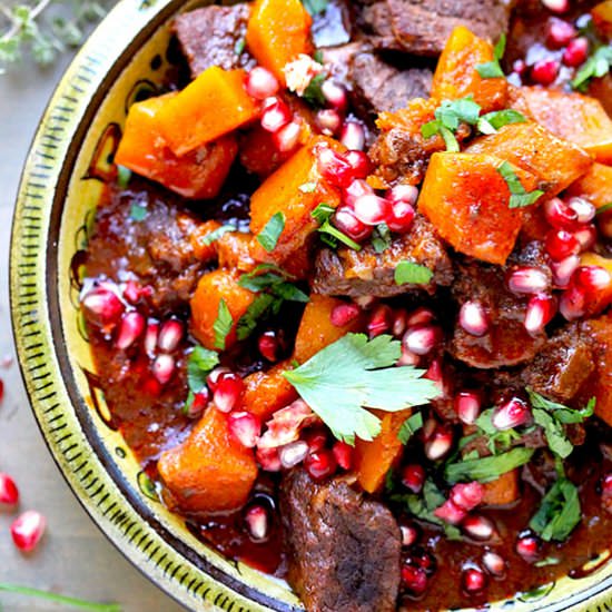 Butternut Squash Beef Stew