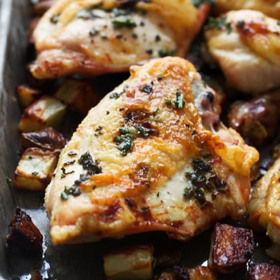 Sage Butter Roast Chicken