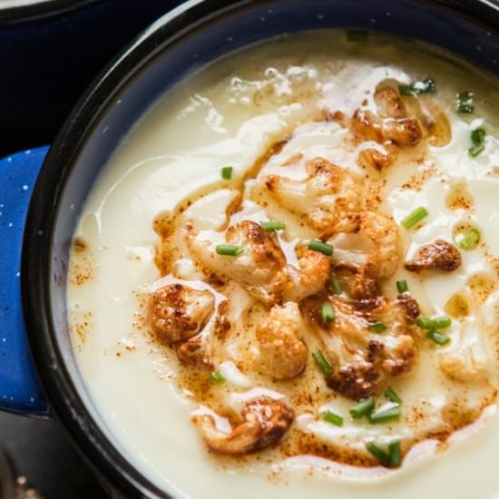 brown butter cauliflower soup