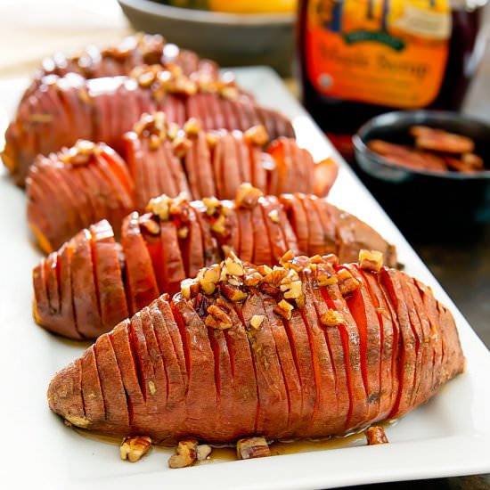 Hasselback Sweet Potatoes