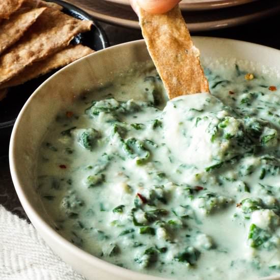 Warm Spinach Dip