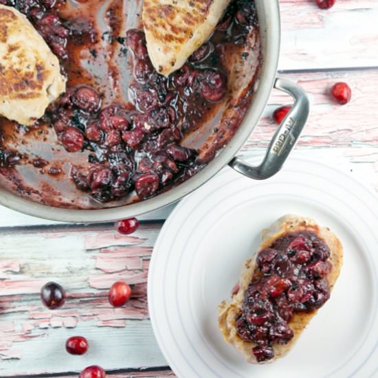 Cranberry Maple Pork Chops