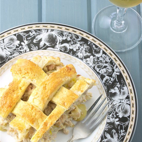 Turkey Veronique Meat Pie