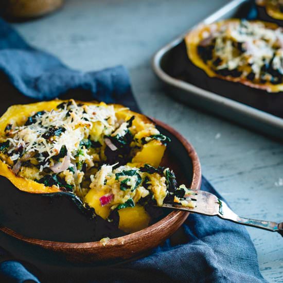 Twice Baked Acorn Squash