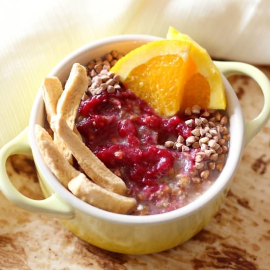 Raw Winter Kasha Porridge