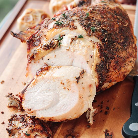 Roasted Garlic Turkey Breast