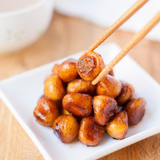 Easy mochi style gnocchi