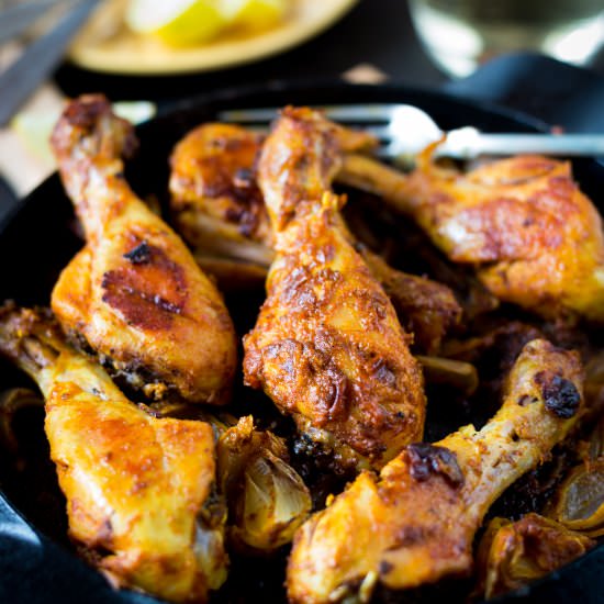 CURRIED MAYONNAISE ROASTED CHICKEN