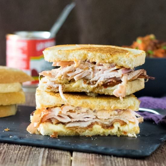 Sourdough Bacon & Turkey Panini