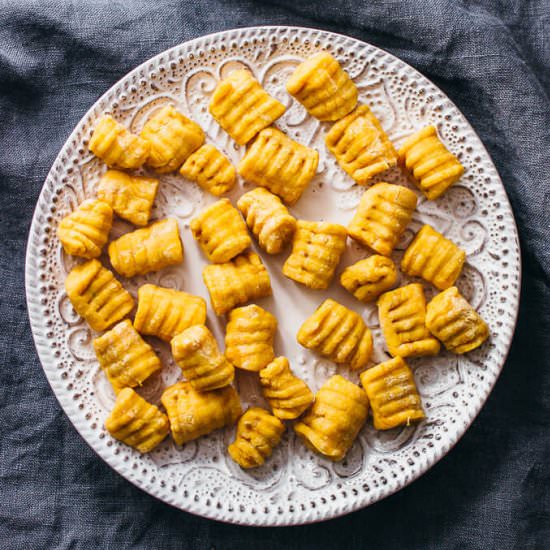 2-Ingredient Sweet Potato Gnocchi
