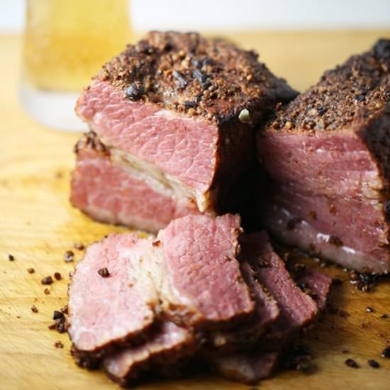 Smoked Corned Beef Brisket
