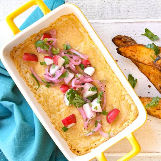 Vegan Baked Chevre Cheese Dip