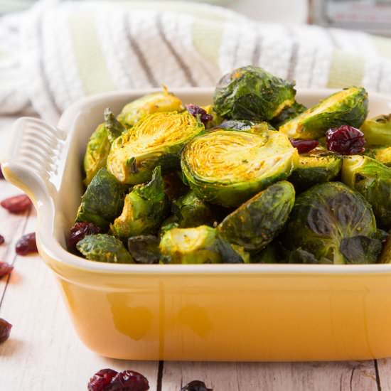 Curry-Roasted Brussels Sprouts