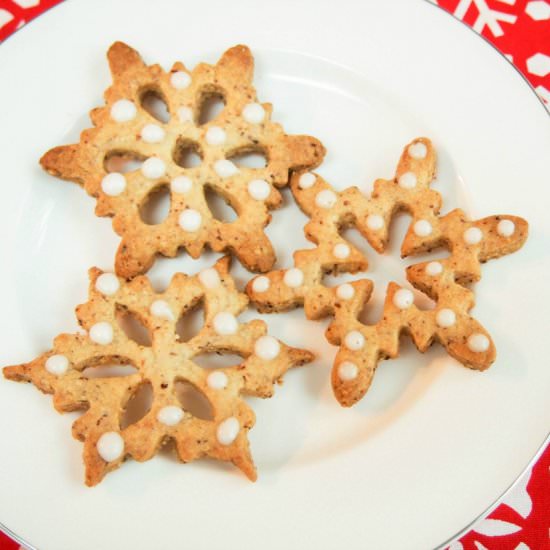 German Hazelnut Christmas Cookies