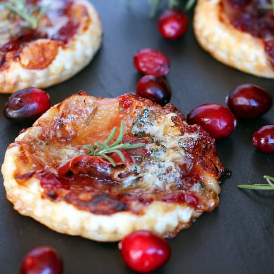 Prosciutto Gorgonzola Puff Pastry