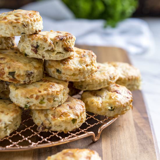 Cheesy Bacon Buttermilk Biscuits