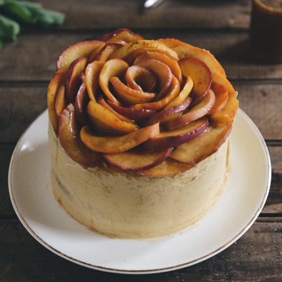 Apple Sage Spice Cake