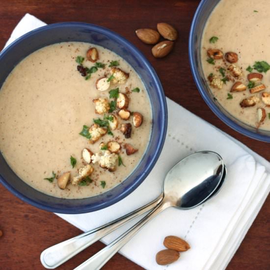 Almond Cauliflower Soup