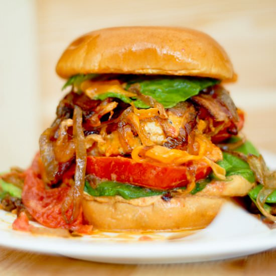 Spicy Mayo Chicken Burger