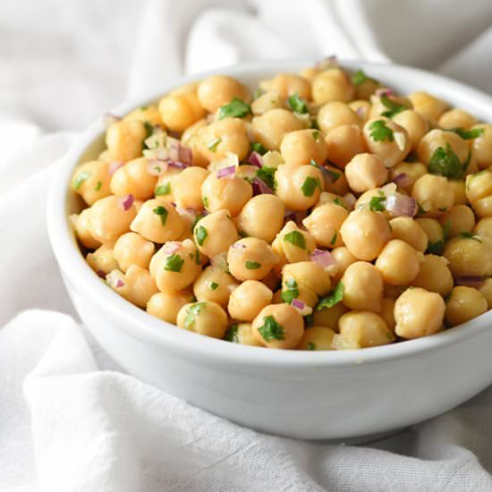 Cumin-Lime Chickpea Salad