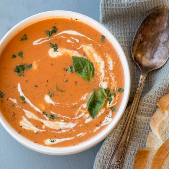 Creamy Tomato Basil Soup