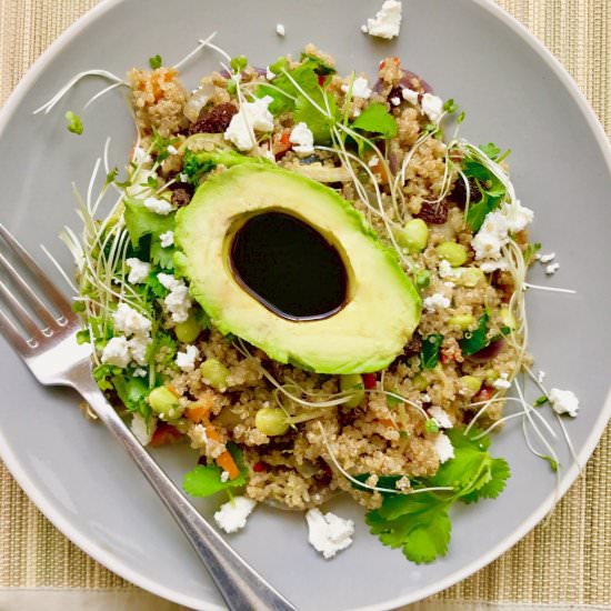 Quinoa, Feta & Avocado Salad