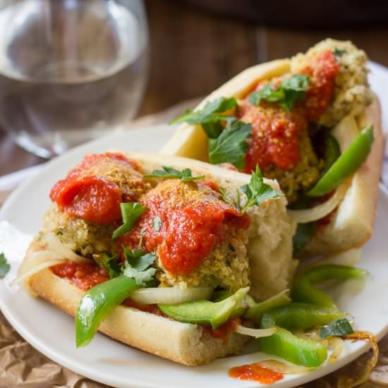 Quinoa Meatball Sandwiches