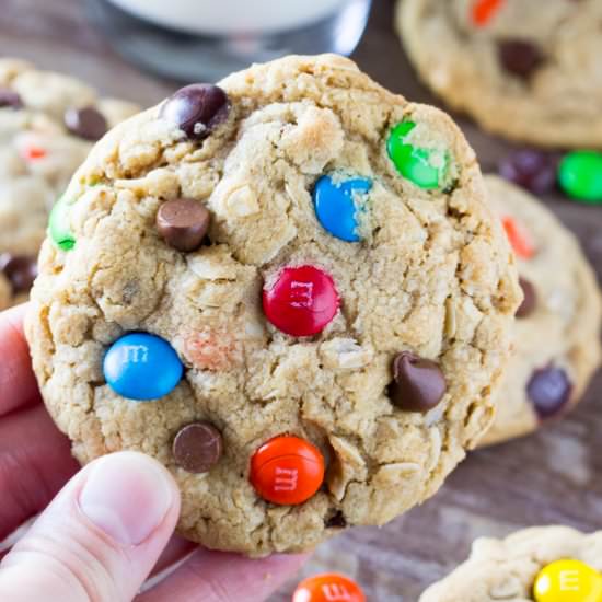 Soft and Chewy Monster Cookies