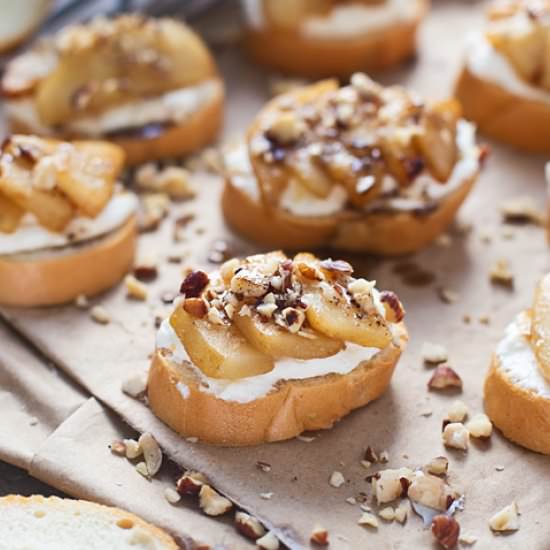 Pear Crostini