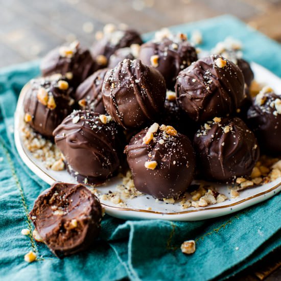 Chocolate Hazelnut Crunch Truffles