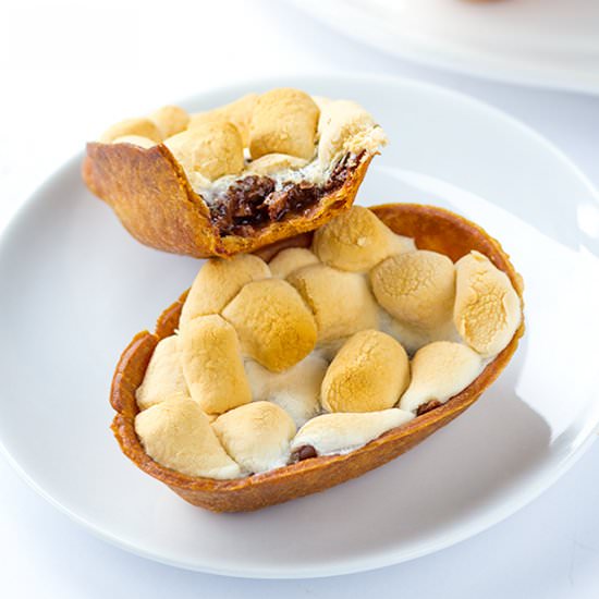 Chili Smores Taco Boats