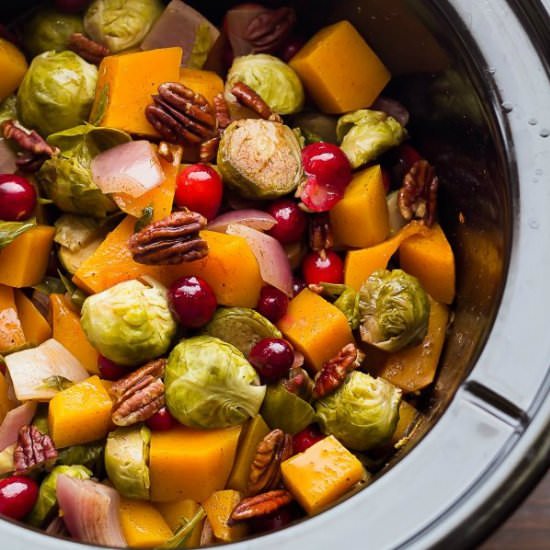 Slow Cooker Brussels Sprouts