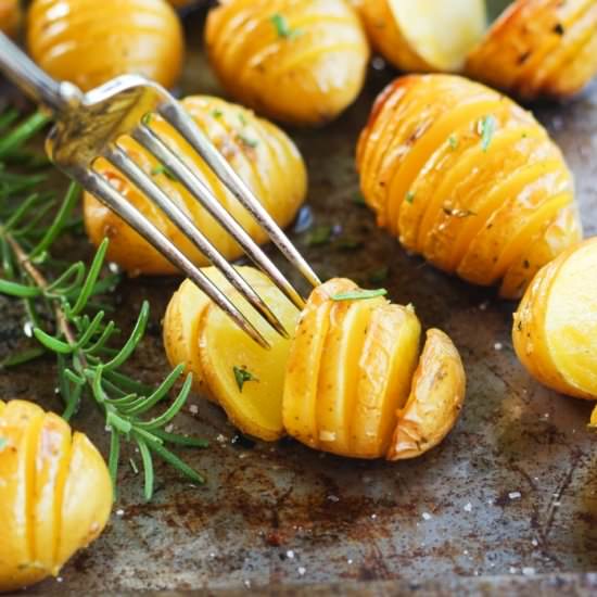 Rosemary Hasselback Potatoes
