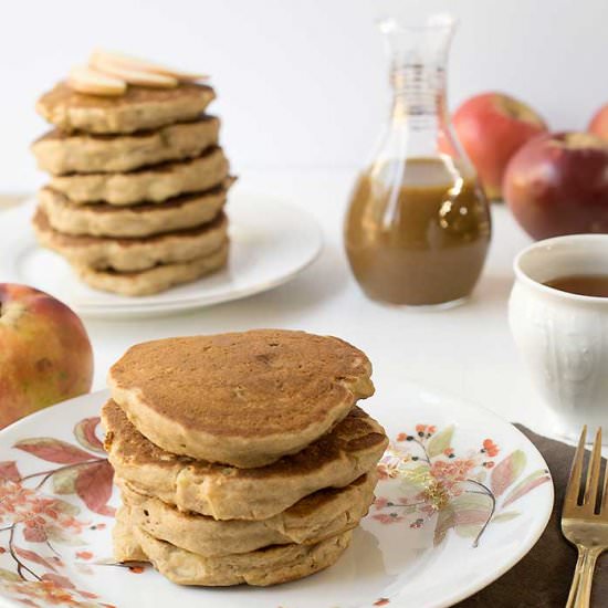 Gluten-free Apple Teff Pancakes