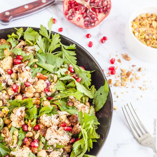 Sumac Roasted Cauliflower Salad