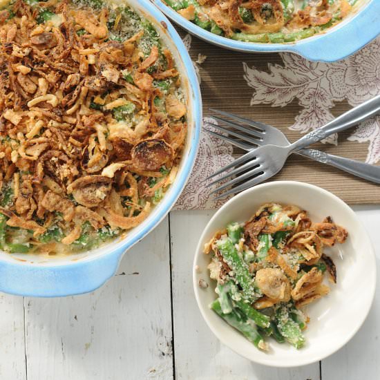 From Scratch Green Bean Casserole